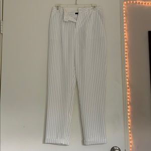 White/Black dress pants